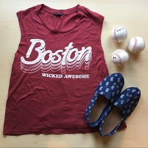 Woman’s Urban Outfitters Maroon Muscle Shirt L